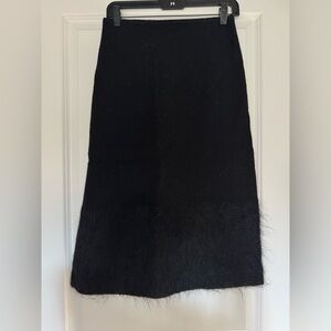 French Connection Black Wool Skirt